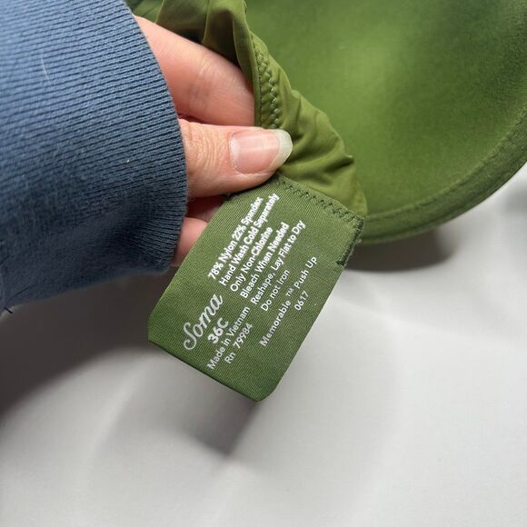 Soma Green memorable Push Up Bra 36C - Picture 4 of 5